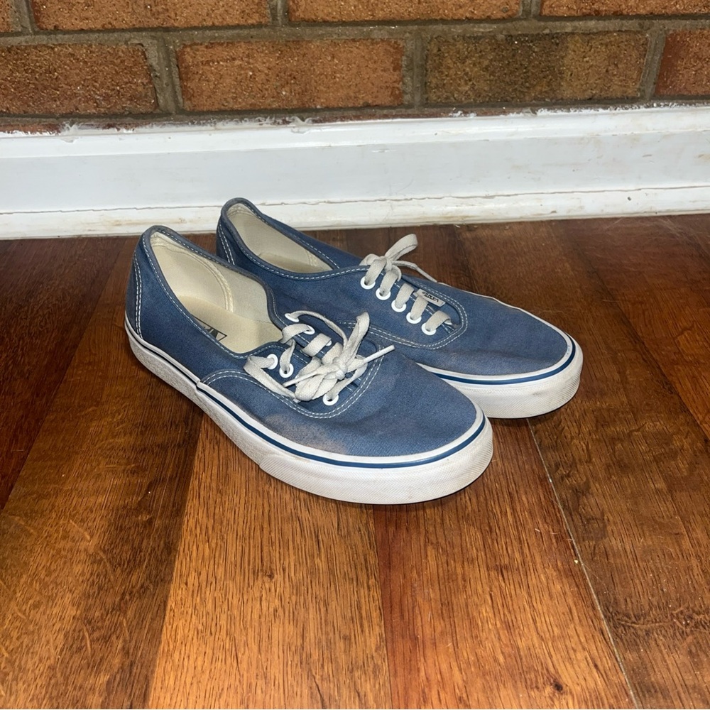 Classic Blue Canvas vans men’s size 10